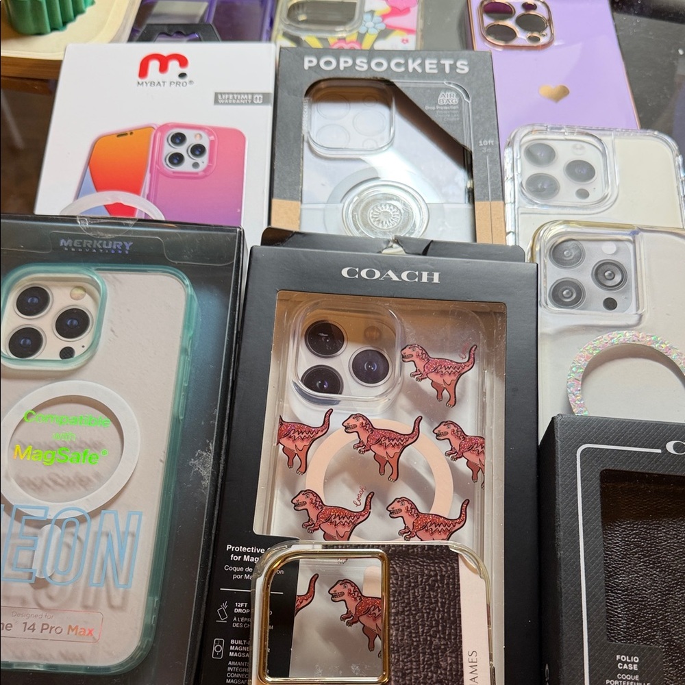 Coach T-Rex iPhone Case - Cream and Red